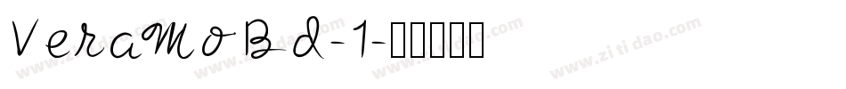 VeraMoBd-1字体转换