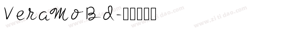VeraMoBd字体转换