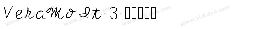 VeraMoIt-3字体转换