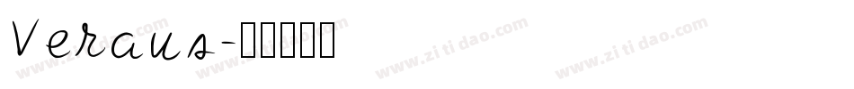 Veraus字体转换