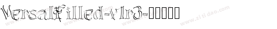 VersalFilled-y1r3字体转换