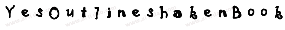 YesOutlineshakenBook-rAXB字体转换