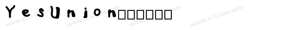YesUnion字体转换