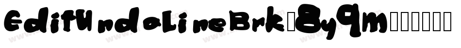 EditUndoLineBrk-8y9M字体转换