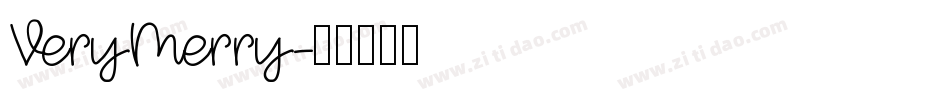 VeryMerry字体转换