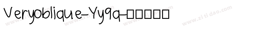 Veryoblique-Yy9q字体转换