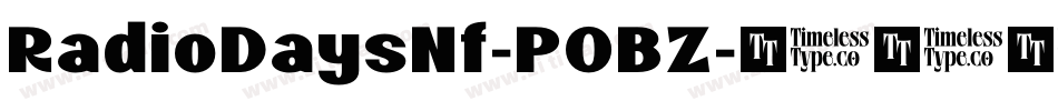 RadioDaysNf-POBZ字体转换