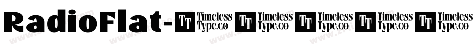 RadioFlat字体转换