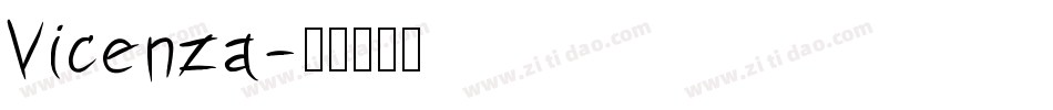 Vicenza字体转换