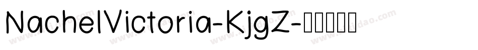 NachelVictoria-KjgZ字体转换