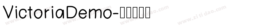 VictoriaDemo字体转换