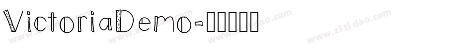 VictoriaDemo字体转换