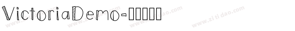 VictoriaDemo字体转换