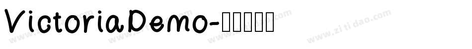 VictoriaDemo字体转换