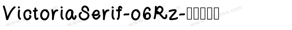 VictoriaSerif-o6Rz字体转换