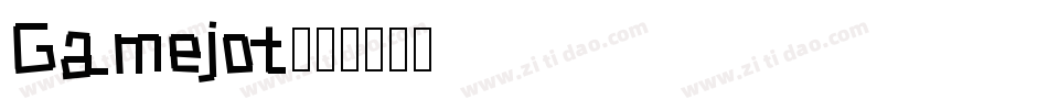 Gamejot字体转换