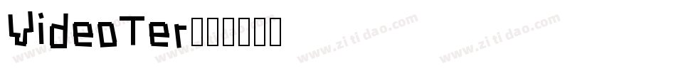 VideoTer字体转换