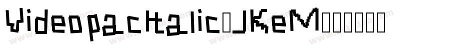 VideopacItalic-JKeM字体转换