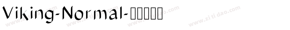 Viking-Normal字体转换