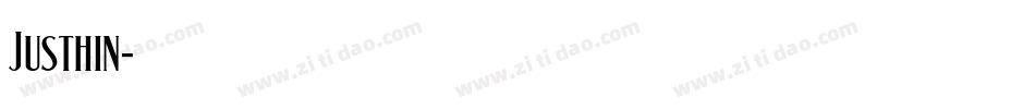 Justhin字体转换