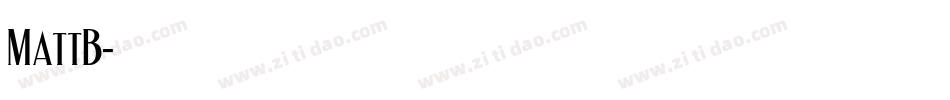 MattB字体转换