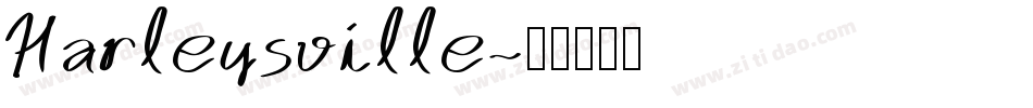 Harleysville字体转换