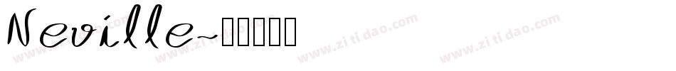 Neville字体转换