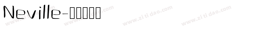 Neville字体转换