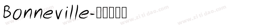 Bonneville字体转换