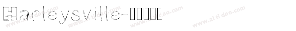 Harleysville字体转换