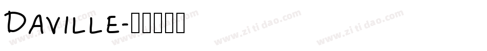 Daville字体转换