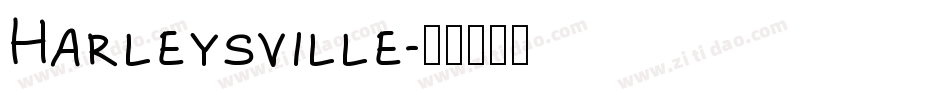 Harleysville字体转换