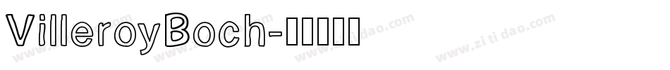 VilleroyBoch字体转换