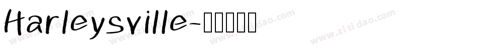 Harleysville字体转换