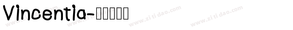 Vincentia字体转换