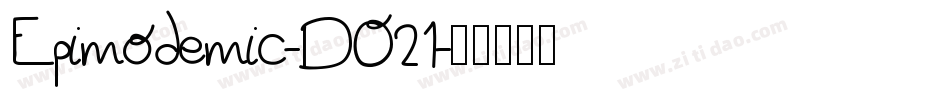 Epimodemic-DO21字体转换