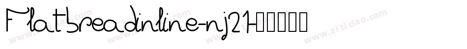 Flatbreadinline-nj21字体转换