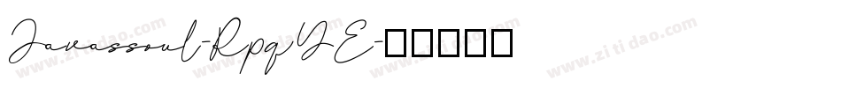 Javassoul-RpqYE字体转换