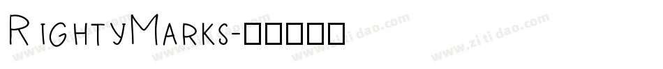RightyMarks字体转换