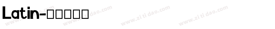 Latin字体转换