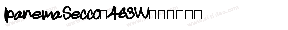 IpanemaSecco-463W字体转换