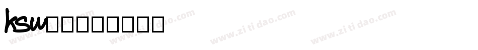 ksw般若字体转换