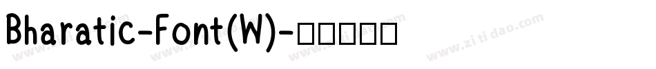 Bharatic-Font(W)字体转换
