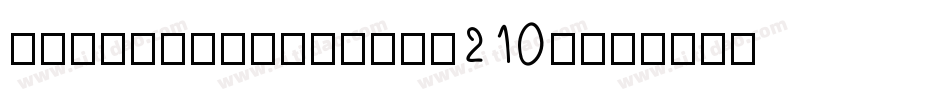 OrgreaveItalic-210W字体转换