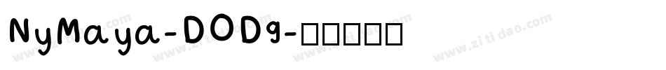 NyMaya-DOD9字体转换