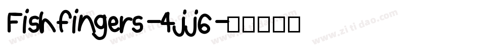Fishfingers-4jj6字体转换