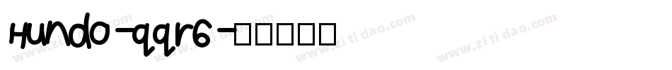 Hundo-qqr6字体转换