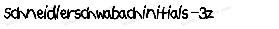 Schneidlerschwabachinitials-3zM6字体转换