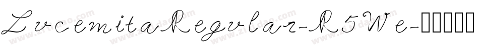 LucemitaRegular-R5We字体转换