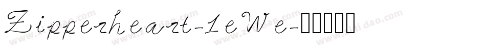 Zipperheart-1eWe字体转换
